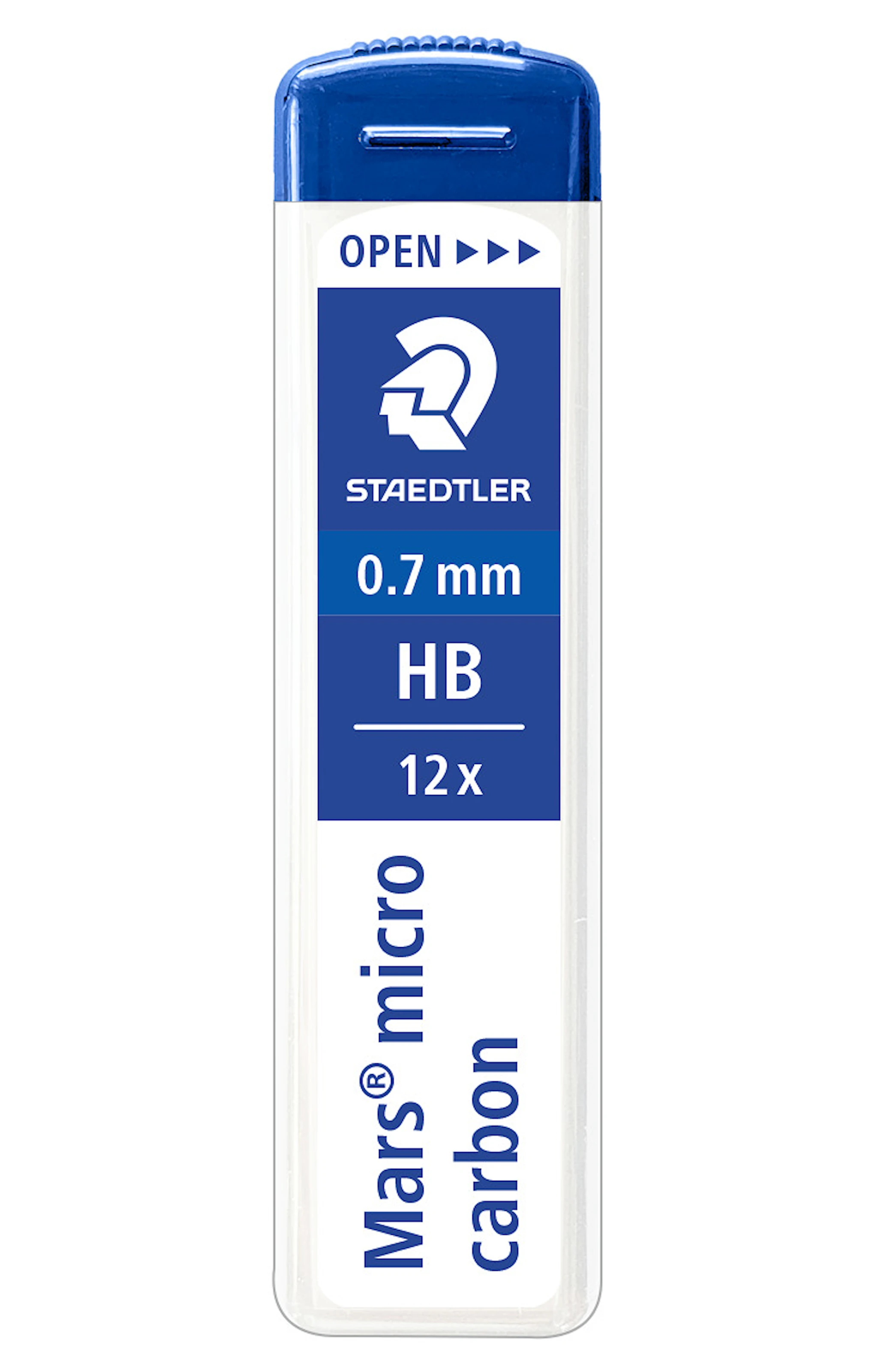 Tuotekuva ille Lyijytäytekynän irtolyijyt Mars Micro 0,7 mm HB (12 lyijyä) Staedtler