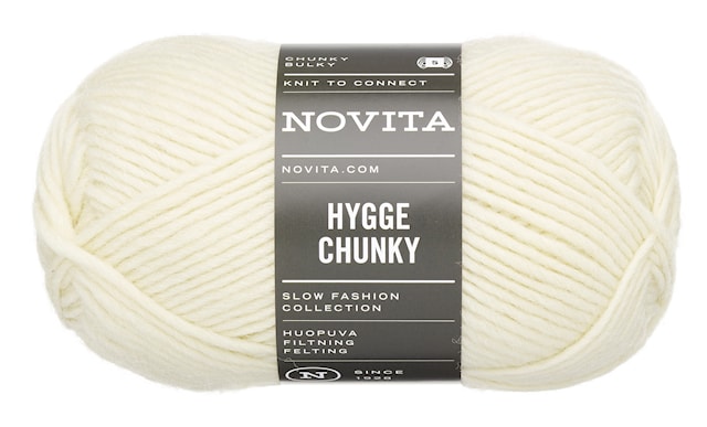 Hygge Chunky Ullgarn 100 gr Ljusstråle 002 Novita