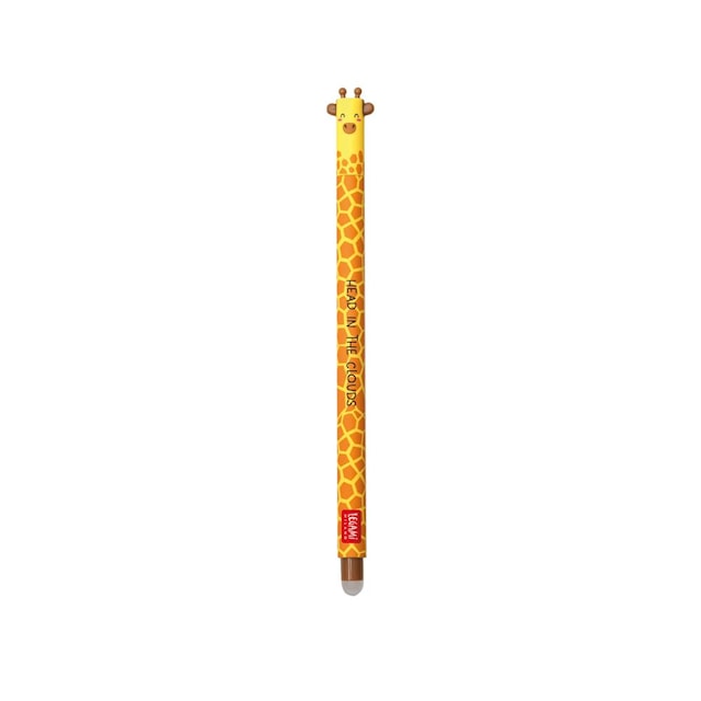 Produktbilde 2 for Erasable gel pen, Giraffe, svart, gelpenn med blekk som kan viskes ut