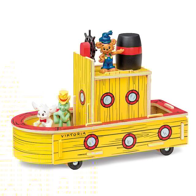 Produktbild 3 för Bamse Träbåt Viktoria