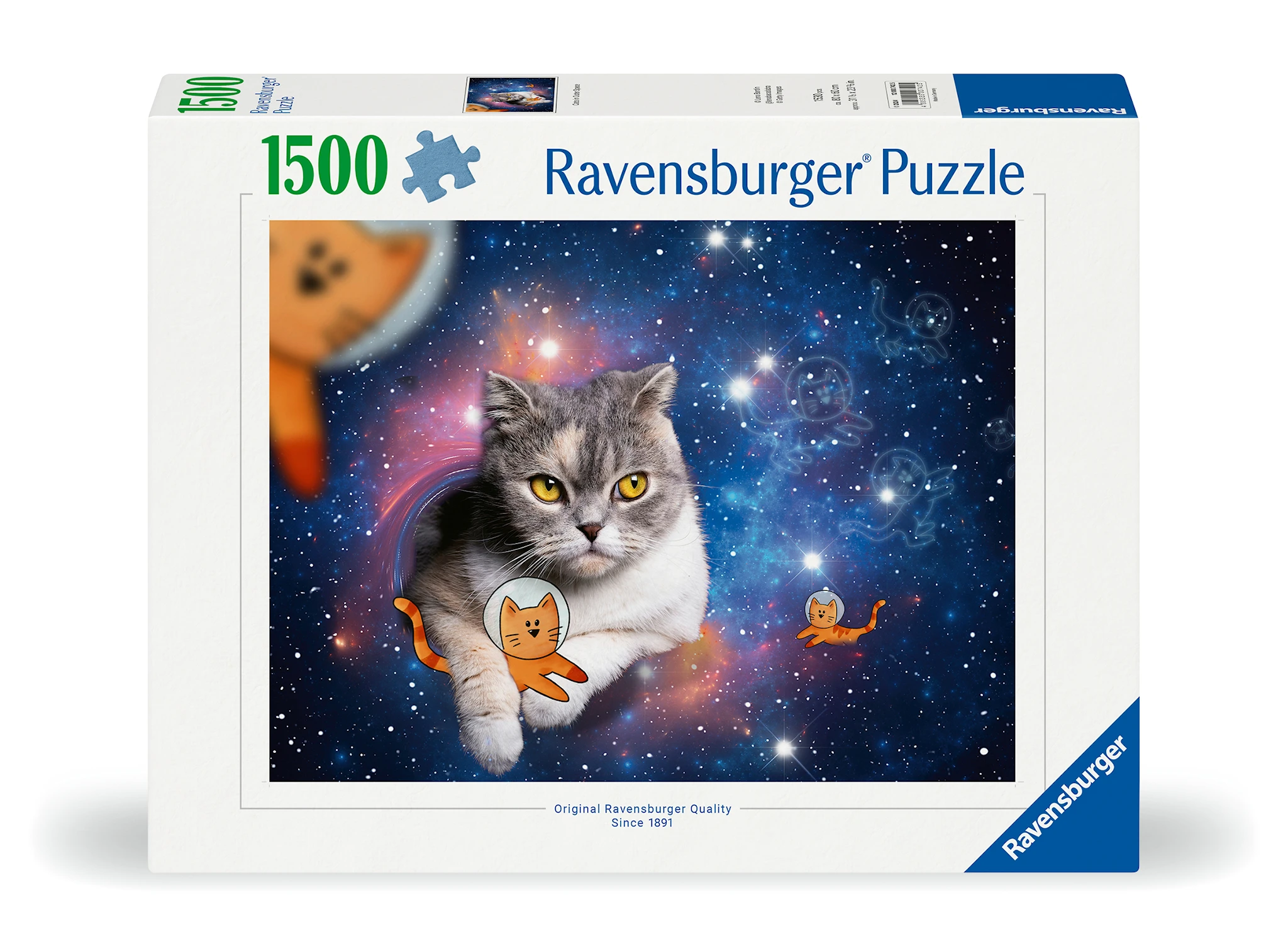 Tuotekuva ille Cats In Space Palapelit 1500 palaa, Ravensburger