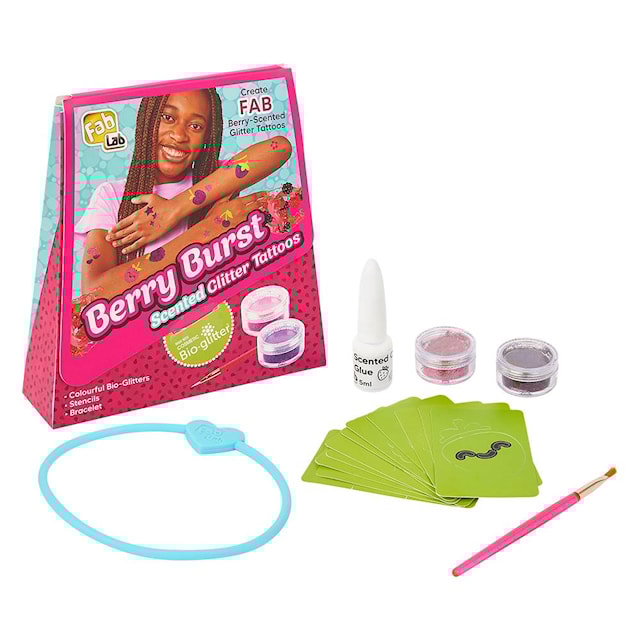 Tuotekuva 1 - Berry Burst Glitter-Tattoos tuoksulla FabLab