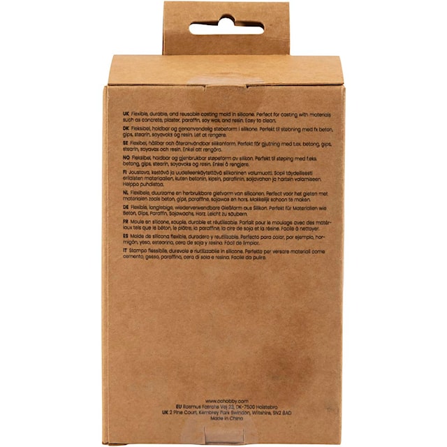 Produktbilde 5 for Silikonform , Riflet dråpeform, H: 8 cm, dia. 7 cm, 1 stk./ 1 pk.