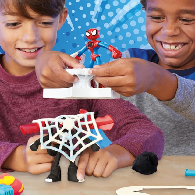 Tuotekuva 6 - Play-Doh Marvel Spider-Man Launch & Slice Playset