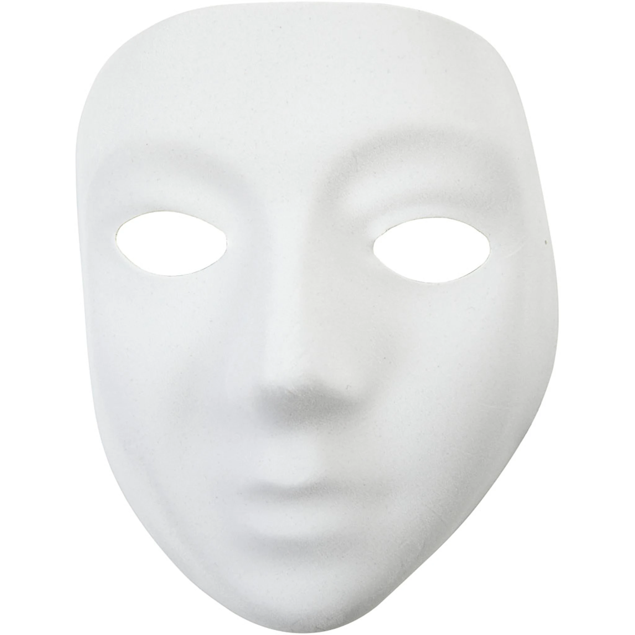 Produktbilde for Helmaske, H: 17,5 cm, B: 14 cm, hvit, 12 stk./ 1 pk.