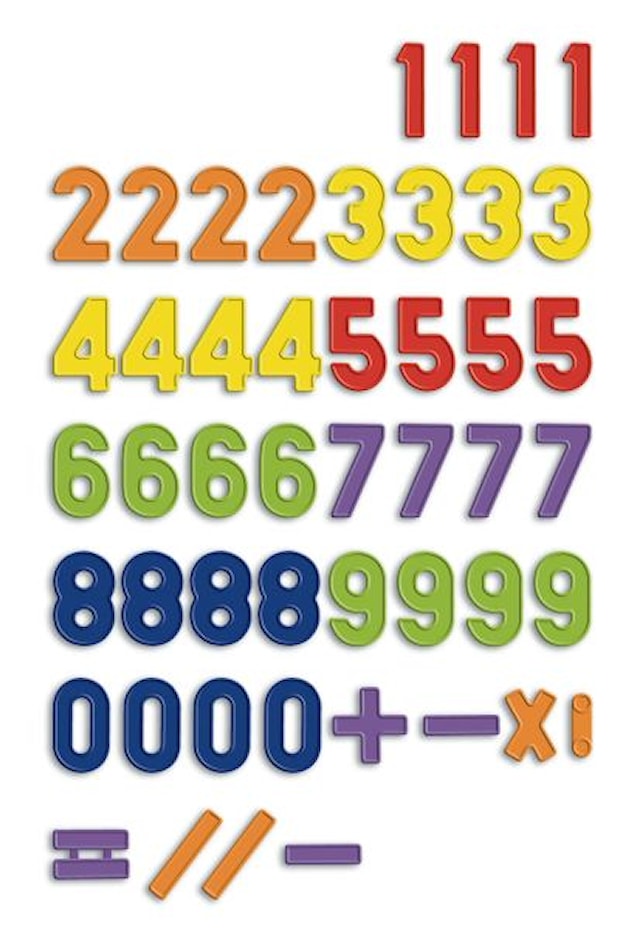 Tuotekuva 3 - Quercetti Magneettinumerot 48 Pcs