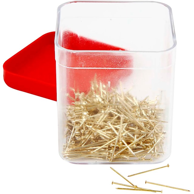 Produktbild 4 för Knappnålar 0,5 mm Guld 25 g