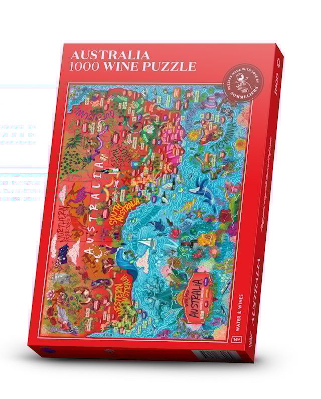 Produktbilde 1 for Vinpuslespill - Austalien 1000 brikker Water and Wines