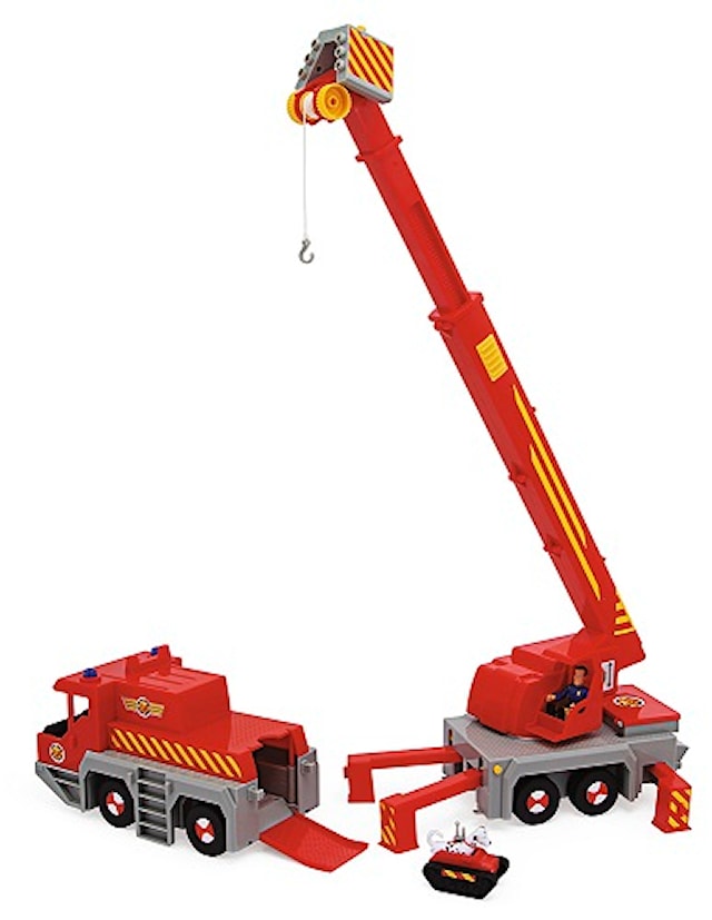 Produktbilde 2 for Jupiter 2-i-1 Kranbil Brannmann Sam