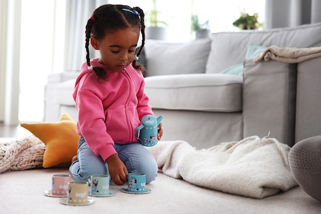 Produktbild 3 för Bluey Teservis i Plåt Micki