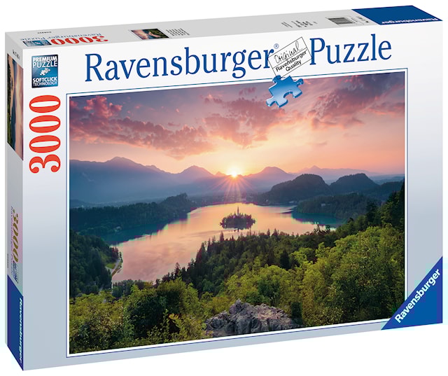 Tuotekuva 2 - Lake Bled, Slovenia, Palapelit 3000 palaa, Ravensburger