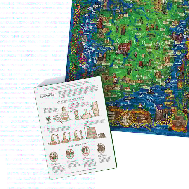Produktbild 4 för Whiskey Pussel - Irland 1000 bitar, Water and Wines