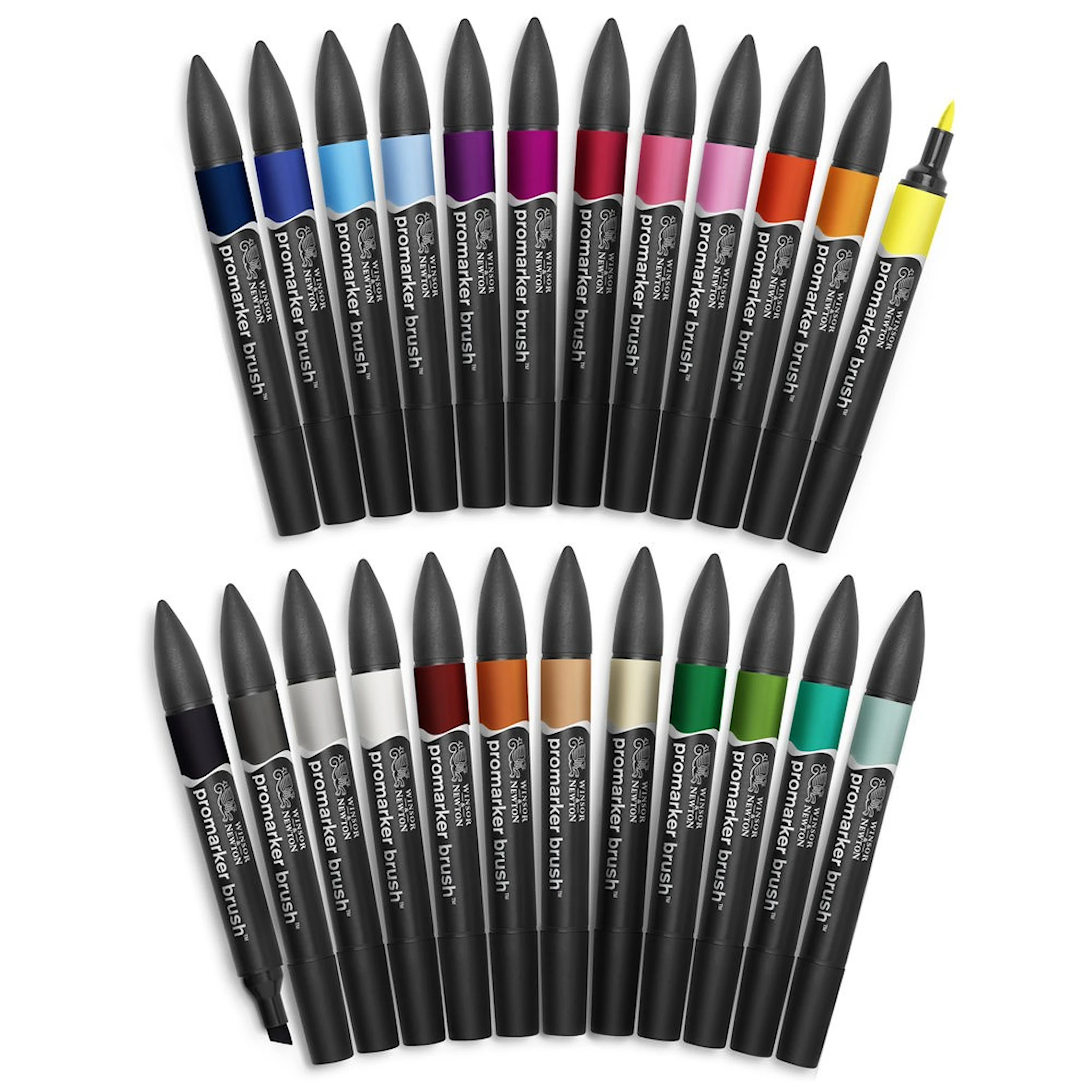 Produktbild för Brushmarker Set Student Designer 24-pack Winsor & Newton