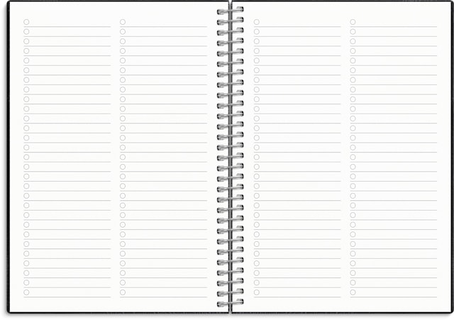 Tuotekuva 4 - Kalender 2026 A6 Senator Twist Svart Burde