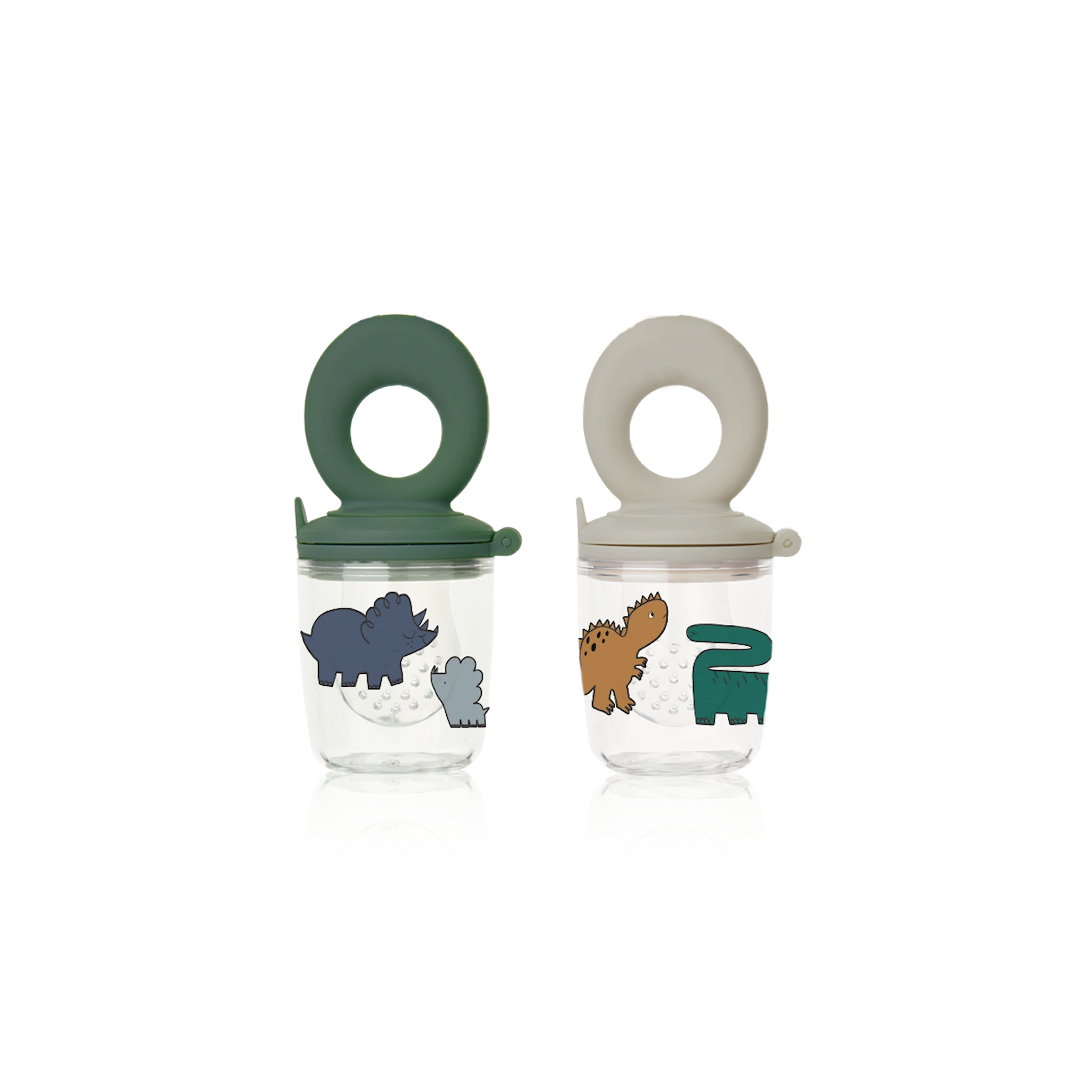 Produktbilde for Miranda Matmater 2-Pack Dinosaurs/Mist Liewood