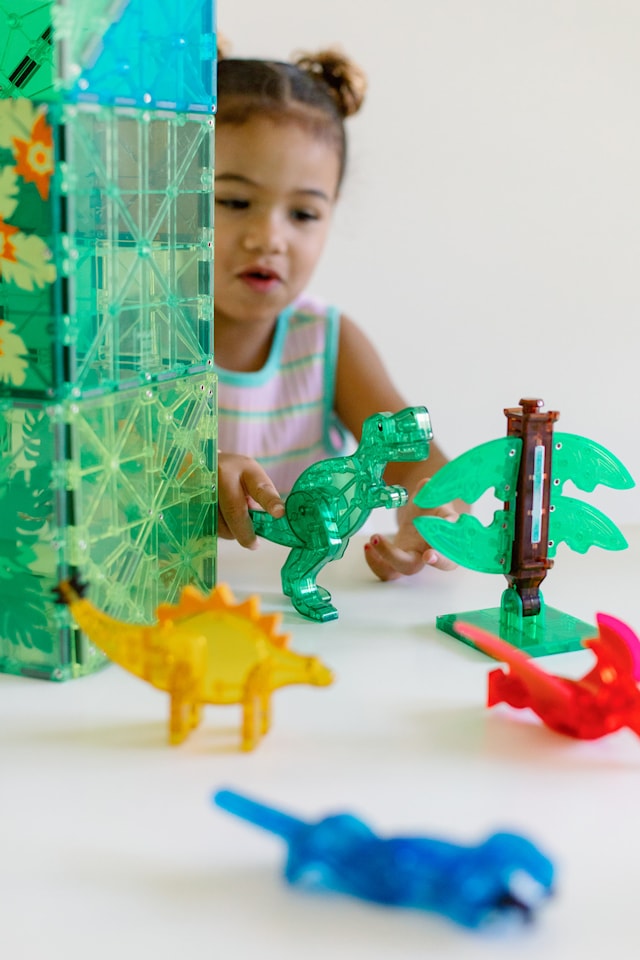 Tuotekuva 4 - Magna-Tiles Dino World XL, 50 kpl