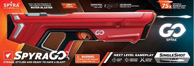 Tuotekuva 4 - SpyraGo Water Gun Red Spyra
