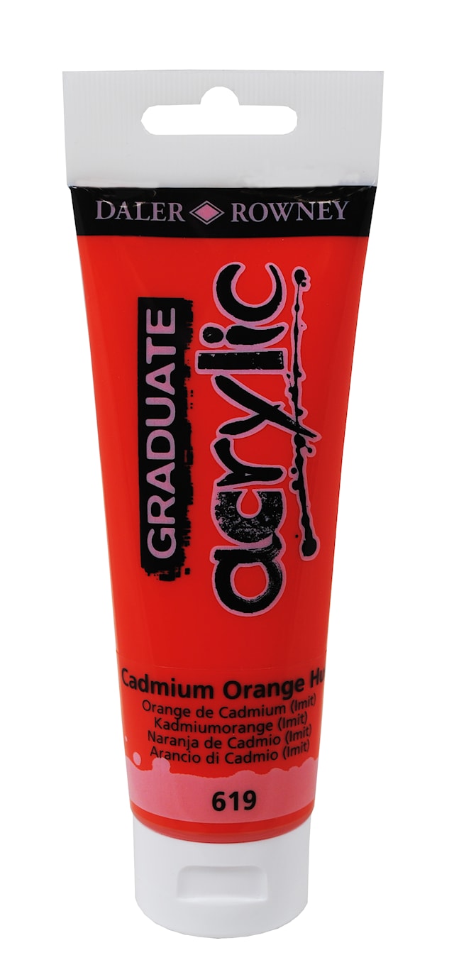 Graduate Acrylic 120 ml Kadmium Orange Hue