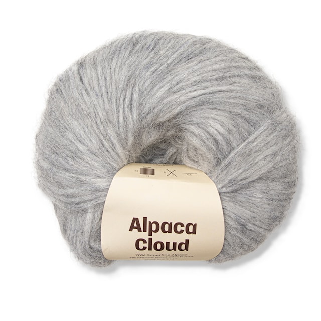 Alpaca Cloud 50g Grey melange A275 Adlibris