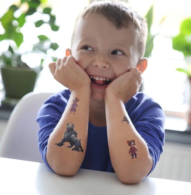 Produktbilde 2 for Musse & Helium Tattoos Micki