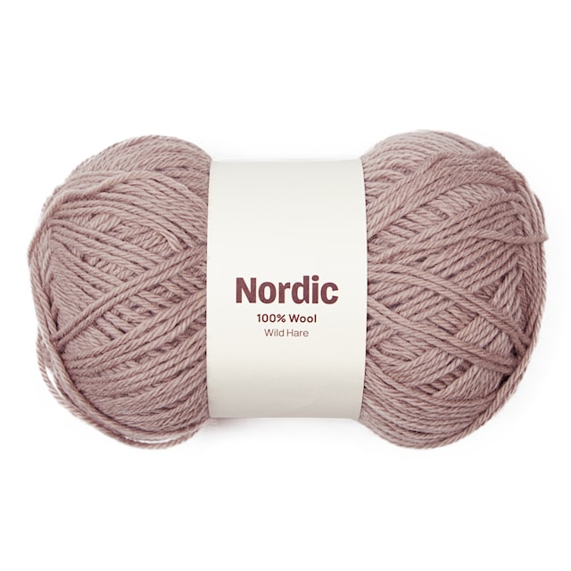 Nordic 100% ull 100 gr Hare beige A827  Adlibris