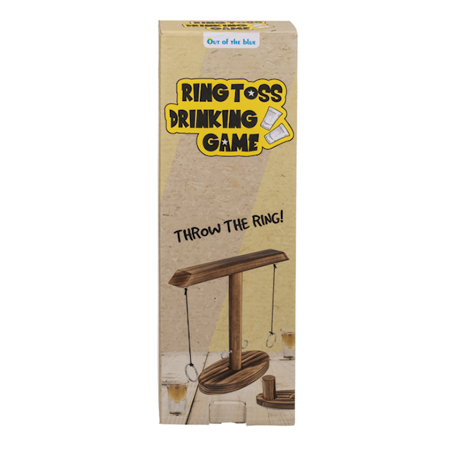 Produktbild 2 för Wooden Ring Toss dryckesspel