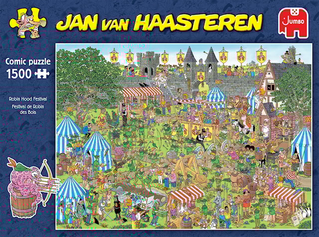 Produktbilde 1 for Jan Van Haasteren Robin Hood Festival Puslespill 1500 brikker
