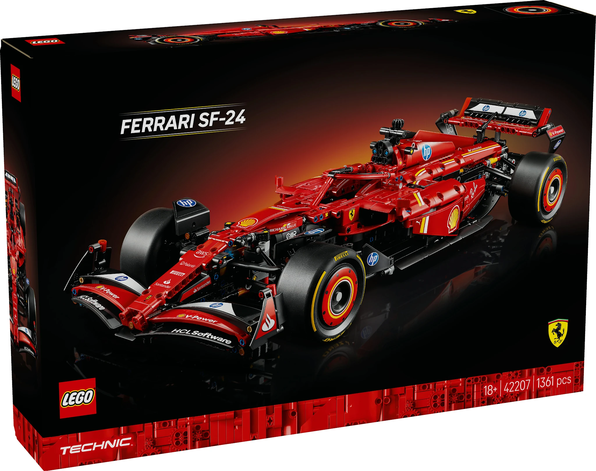 Tuotekuva ille Ferrari SF-24 F1 ‑auto LEGO® Technic (42207)