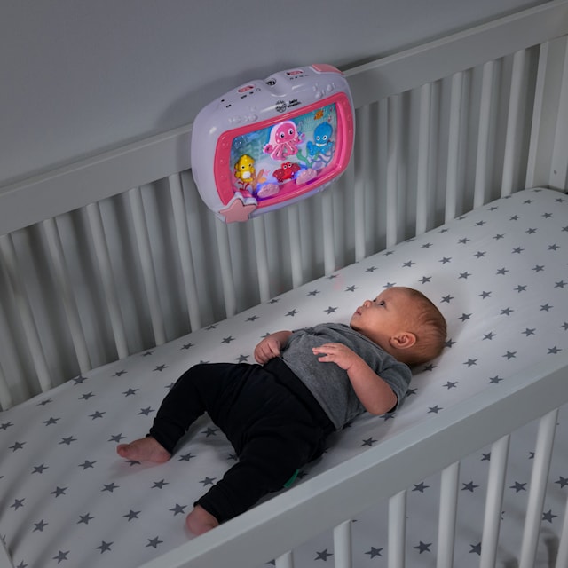 Produktbild 2 för Sea Dreams Soother Aktivitetshänge med Ljud Rosa Baby Einstein