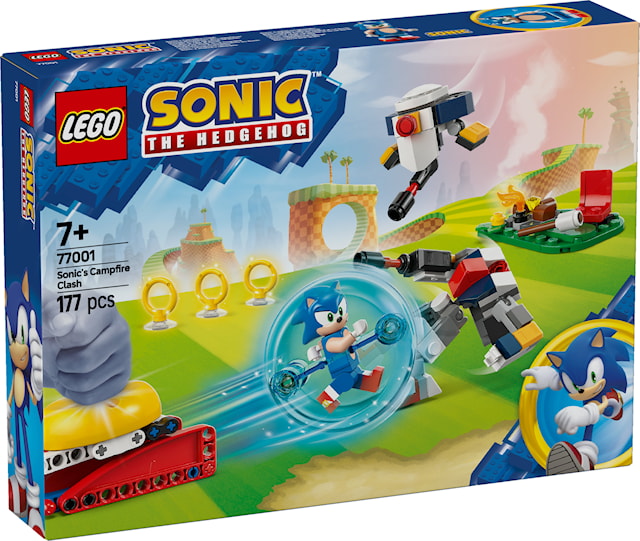Produktbild 1 för Sonics lägereldsstrid LEGO® Sonic the Hedgehog™ (77001)