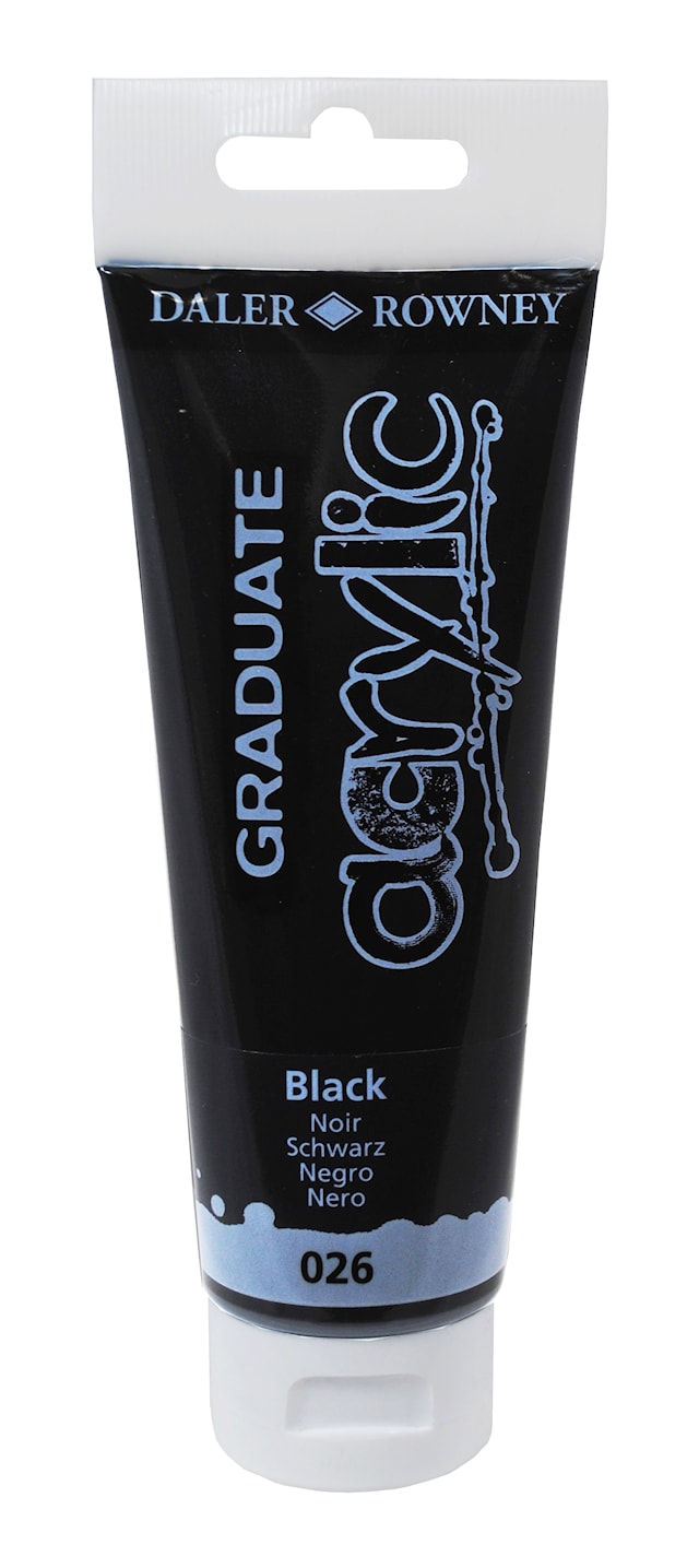 Acrylic 120 ml Svart Graduate