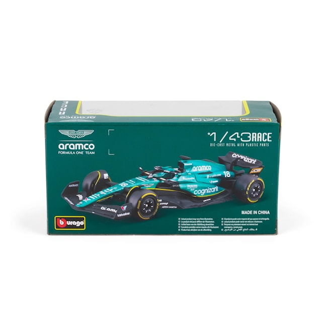 Produktbild 7 för 1:43 F1 Aston Martin 2023 AMR23 #18 Lance Stroll; Burago