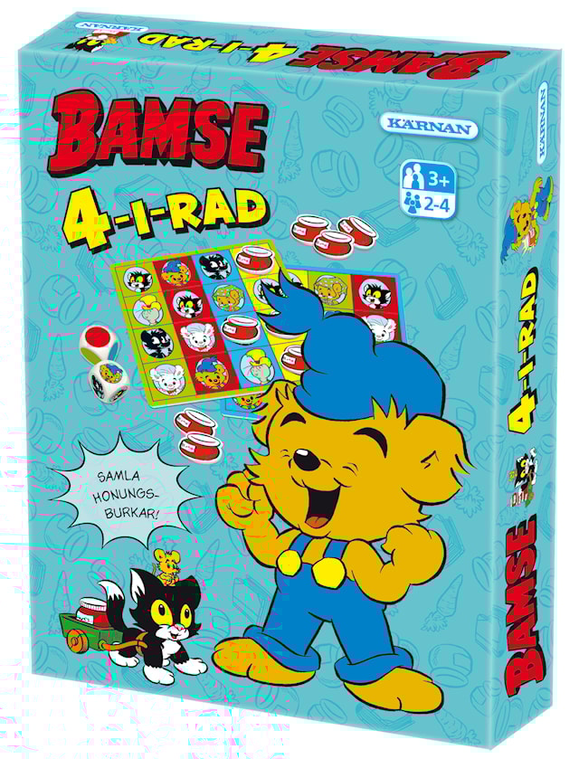 Produktbild 1 för Bamse 4 i Rad, Kärnan (SE)