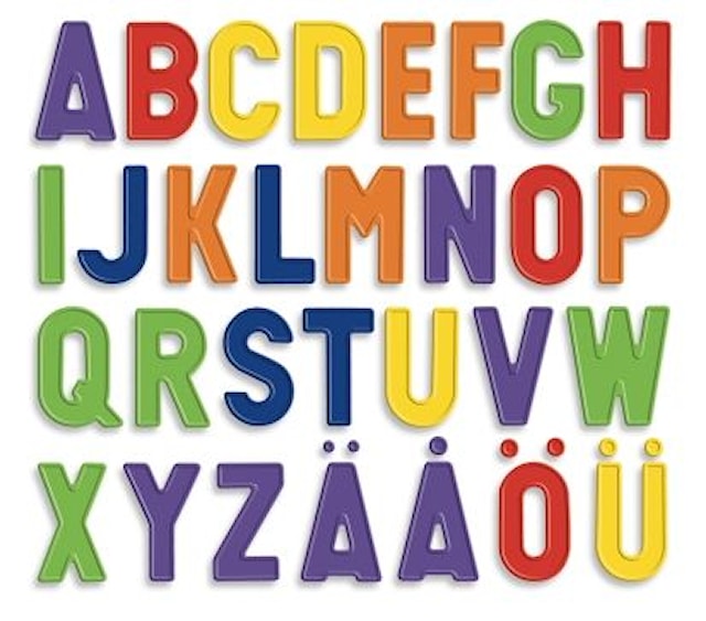 Produktbilde 3 for Magnetbokstaver, Store, Quercetti