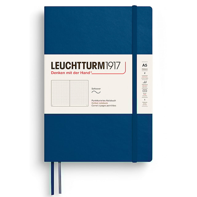 Notebook A5 Myk Prikket Indigo Leuchtturm1917