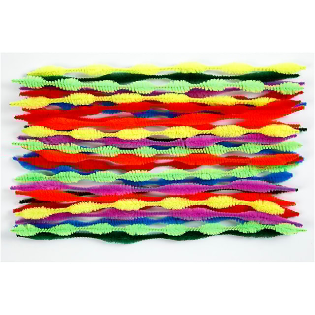 Produktbilde 2 for Piperenser, Figurklipte, L: 30 cm, tykkelse 5-12 mm, ass. farger, 28 ass./ 1 pk.