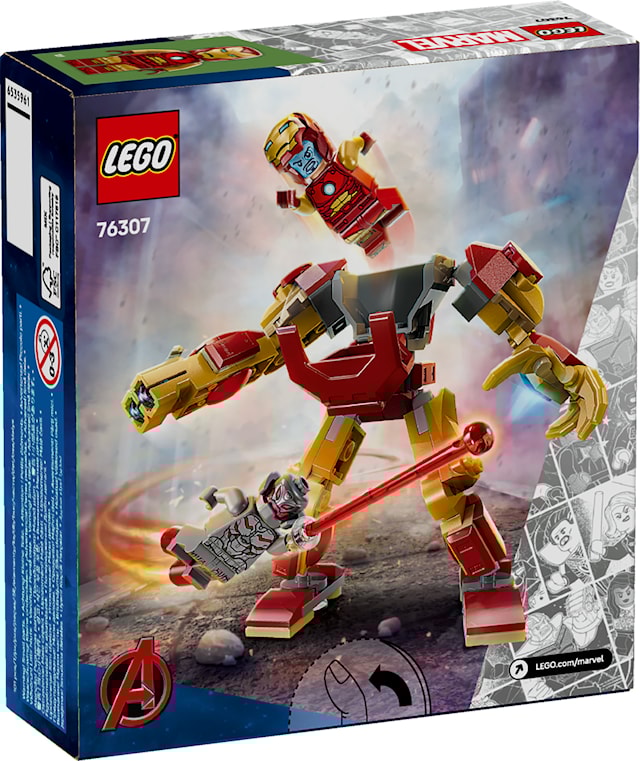 Tuotekuva 3 - Iron Man ‑robotti vastaan Ultron LEGO® Super Heroes (76307)