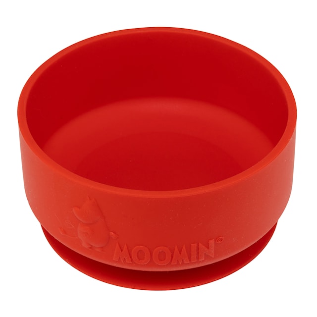 Produktbilde 1 for Mummi Silikonskål med Sugekopp Lingonberry Red Rätt Start