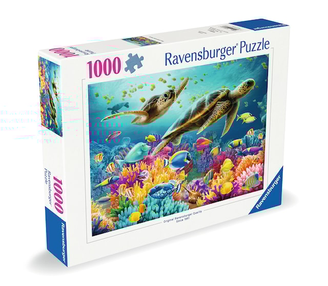 Produktbilde 2 for Blå undervannsverden Puslespill 1000 brikker, Ravensburger