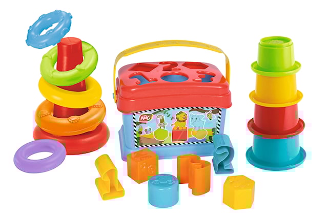 Produktbild 1 för ABC Lekset Sorterings och Stapelleksaker 3-pack Simba Toys