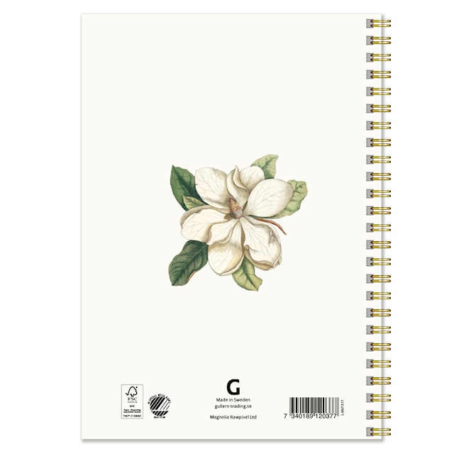 Produktbilde 3 for Notatbok A5 Magnolia Linjert 50 sider Gullers