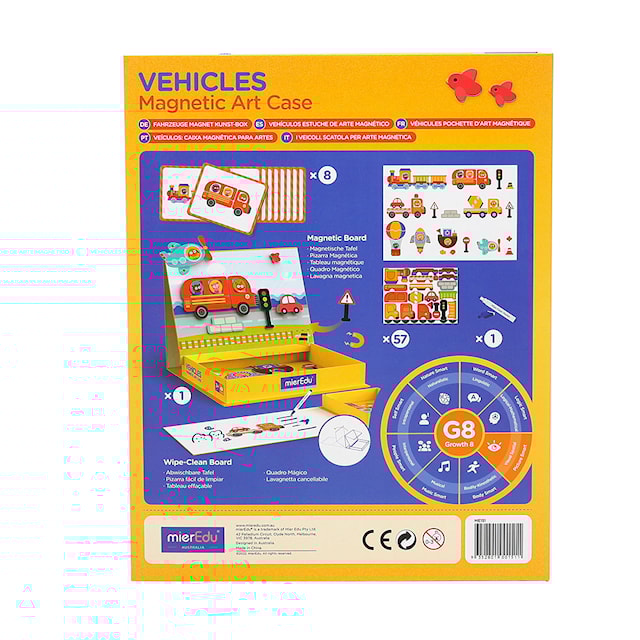 Tuotekuva 6 - Magnettityöt Ajoneuvot Pakkauksessa mierEdu