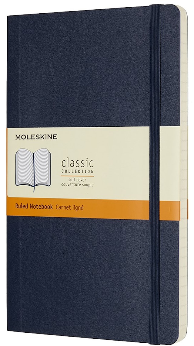 Tuotekuva 1 - Classic Soft Ruled Large Sapphire Blue Moleskine