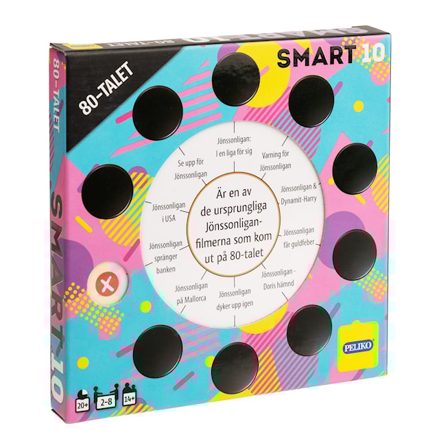 Produktbild 1 för SMART10 Frågekort, 80-talet (SE)