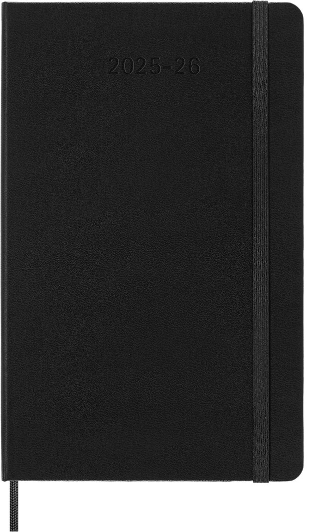 Tuotekuva 2 - Kalenteri 18 kk 25/26 Classic Hard Daily Large Musta Moleskine