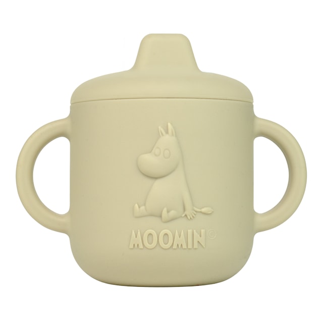 Produktbild 1 för Mumin Silikon Pipmug, Latte Beige Rätt Start