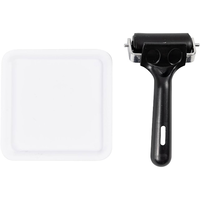 Produktbilde 1 for Verktøysett for linoleumstrykk, B: 6 cm, str. 12x12 cm, 1 pk.