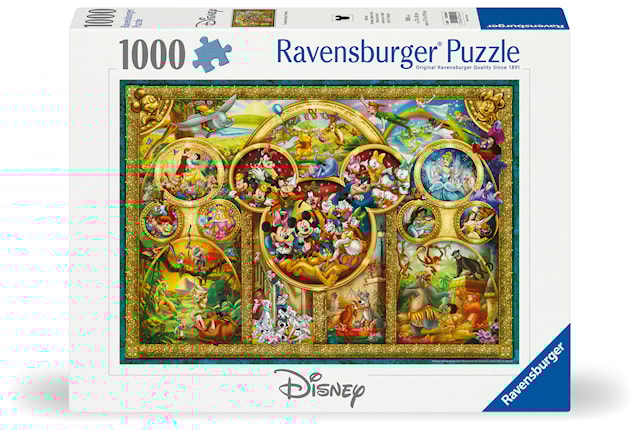 Produktbild 1 för Pussel The Best Disney Themes 1000 bitar, Ravensburger
