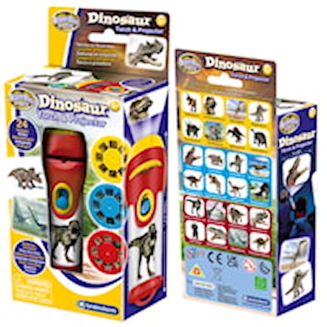 Produktbild 2 för Brainstorm Ficklampa och Projektor med Dinosauriebilder