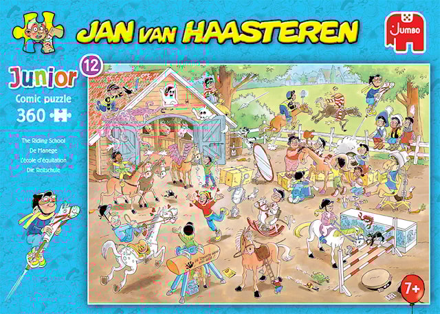 Produktbild 1 för Jan Van Haasteren Junior The Riding School Pussel 360 bitar, Jumbo